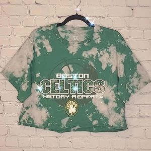 Boston Celtics Crop Tee